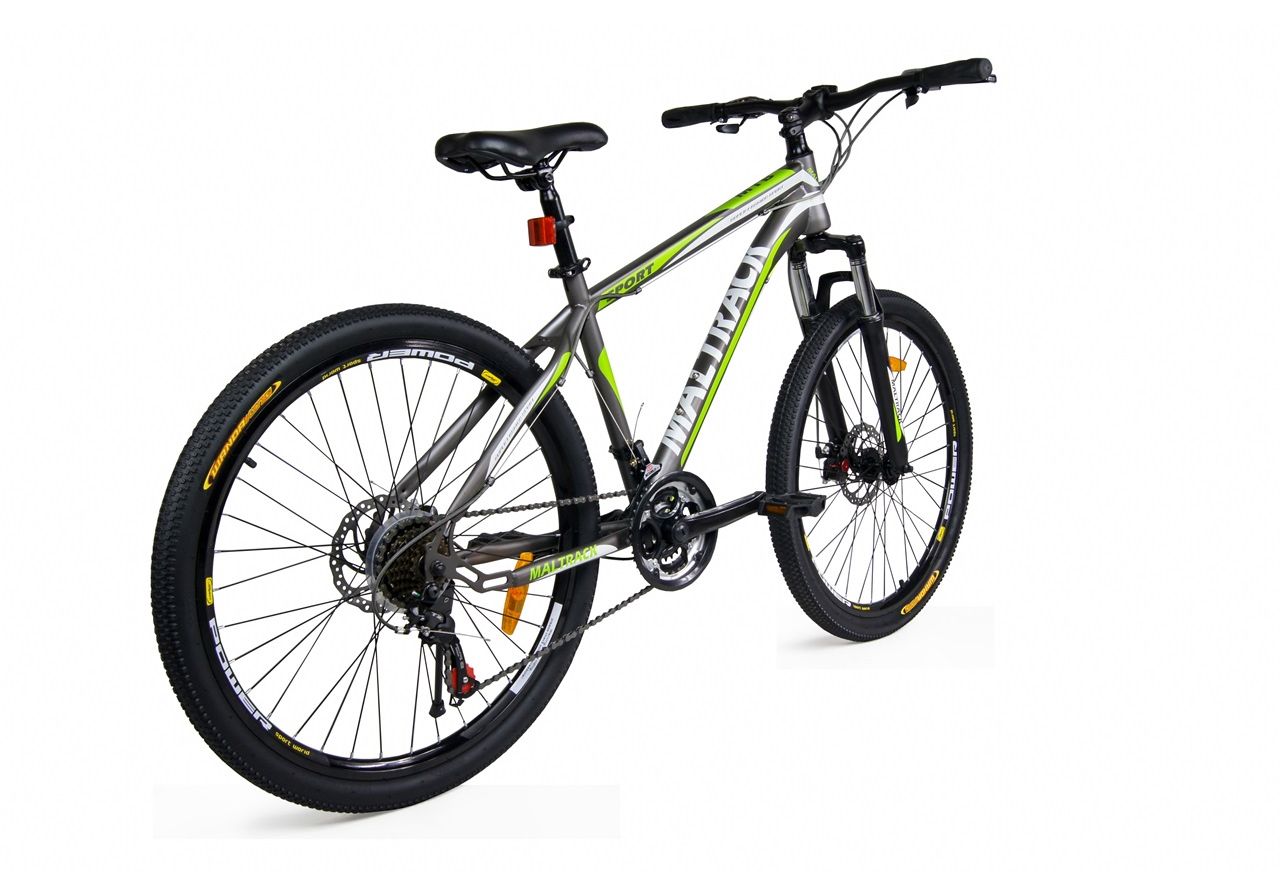 Bicicleta MTB MalTrack Sport Gray cu 21 Viteze, Roti 26 Inch, Mountain Bike Cel complex magazin de produse auto -