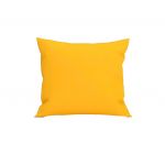 Perna decorativa patrata, 40x40 cm, pentru canapele, plina cu Puf Mania Relax, culoare galben