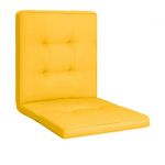 Perna sezut/spatar pentru scaun de gradina, sezlong sau balansoar, 50x50x55 cm, culoare galben