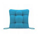 Perna decorativa pentru scaun de bucatarie sau terasa, dimensiuni 40x40cm, culoare Albastru