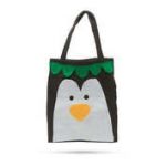 Sacoşă pt. cadouri - model pinguin