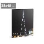 Tablou cu LED - "Burj Kalifa", 2 x AA, 38 x 48 cm