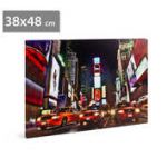 Tablou cu LED - "Times Square", 2 x AA, 38 x 48 cm