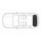 Covor portbagaj tavita Mercedes-Benz Clasa A (W176) 2012-2018 hatchback COD: PB 6413 PBA1
