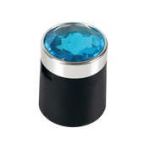 Ornamente prezoane crystal 20buc - Hex 17mm - Albastru