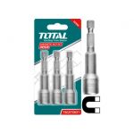 TOTAL - Set 3chei 12mm -1/4" hex - 65mm MTO-TAC271231