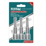 TOTAL - Set 3chei 13mm -1/4" hex - 65mm MTO-TAC271331