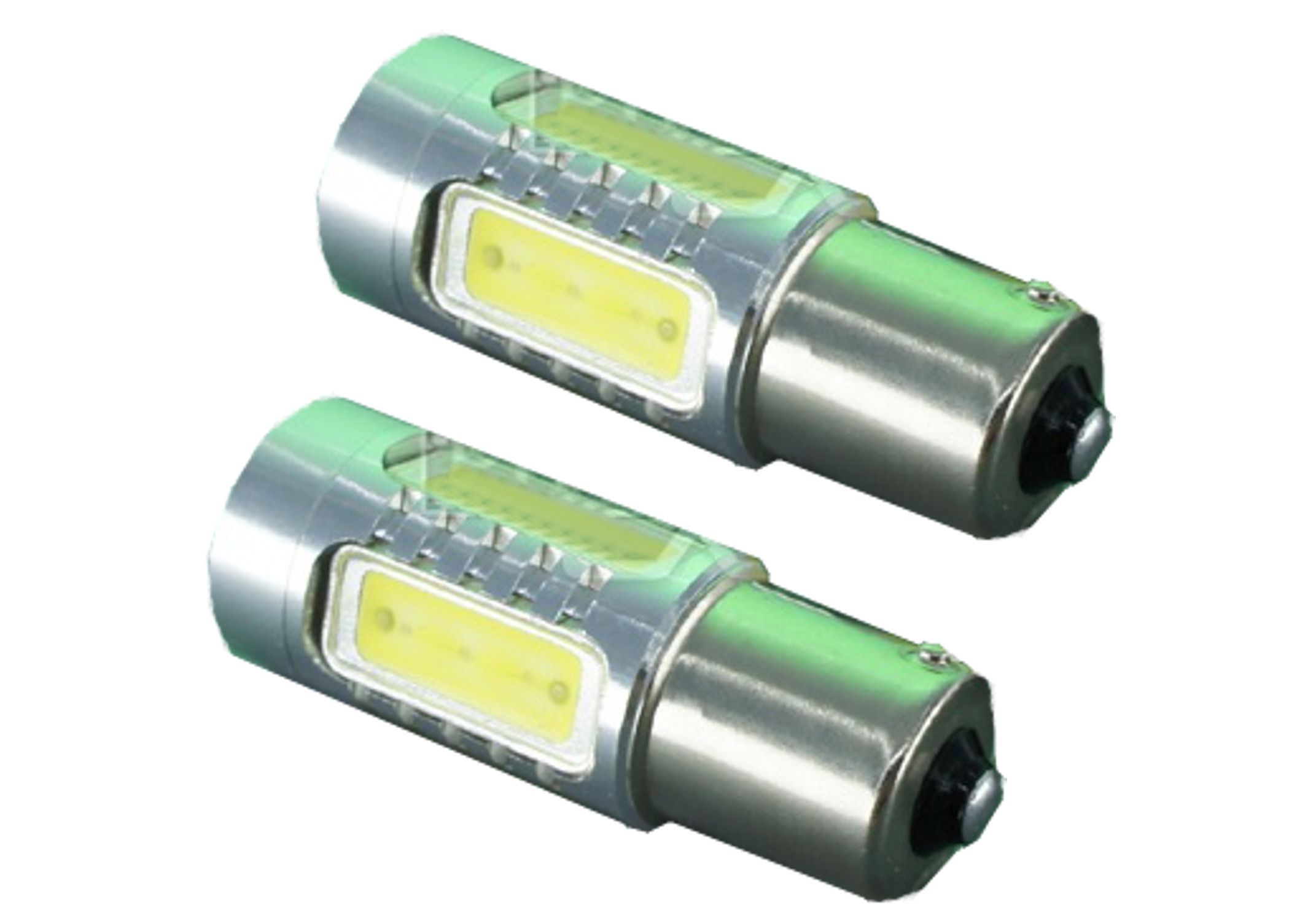 Set Becuri LED P21W cu 6 SMD Epistar Cree, Lumina Galbena Cel mai magazin de produse auto - AutoLux