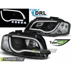 Faruri compatibile cu Audi A3 8P 05.03-03.08 LED TUBE LIGHTS Negru TRU DRL KTX3-LPAUB1