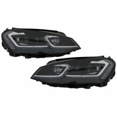 Faruri LED Bi-Xenon Look compatibile cu VW Golf 7 (2012-2017) Facelift G7.5 R Line Design cu Semnal Dinamic KTX3-HLVWG7FSBX