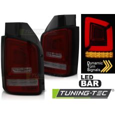 Stopuri LED compatibile cu VW T5 10-15 Rosu Fumuriu FULL LED SEQ INDICATOR KTX3-LDVWL7