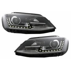 Faruri LED compatibile cu VW Jetta Mk6 VI Non GLI (2011-2017) GTI Bi-Xenon OE Design KTX3-HLVWJ6OE