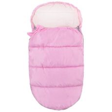 Sac de dormit pentru copii, bebelusi, cu husa, roz, 90x50/45 cm, Springos MART-SB0032