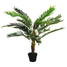 Palmier artificial cu ghiveci, verde, 123 cm MART-AR200674