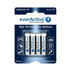 Set 4 baterii alcaline Everactive LR03, AAA, 1.5 V FMG-LCH-EA-LR03