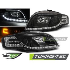 Faruri compatibile cu Audi A4 B7 11.04-03.08 LED TUBE LIGHTS Negru KTX3-LPAUC5