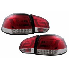 Stopuri Full LED compatibil cu VW Golf 6 VI (2008-2013) Rosu Clar KTX3-TLVWG6RCLED