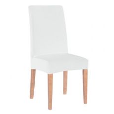 Husa scaun dining/bucatarie, din spandex, culoare alb