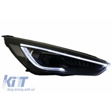 Faruri LED DRL FORD Focus III Mk3 Facelift (2015-2017) Bi-Xenon Design Semnalizare Dinamica KTX2-HLFFMK3