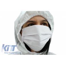 Pachet 10 MASCA de protectie cu pliuri din Bumbac 96% si elastan 4% 2 Straturi Unisex KTX2-MASKBBCTGH10