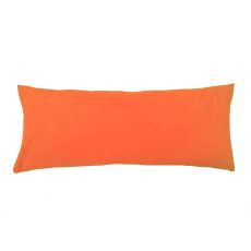 Perna cervicala dreptunghiulara, 50 x 20cm,  plina cu Puf Mania Relax, culoare orange