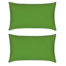 Set 2 Perne decorative dreptunghiulare Mania Relax, din bumbac, 50x70 cm, culoare verde