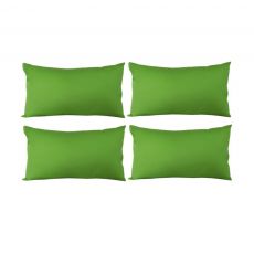 Set 4 Perne decorative dreptunghiulare, 50x30 cm, pline cu Puf Mania Relax, culoare verde
