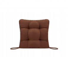 Perna decorativa pentru scaun de bucatarie sau terasa, dimensiuni 40x40cm, culoare Maro