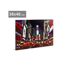 Tablou cu LED - "Times Square", 2 x AA, 38 x 48 cm
