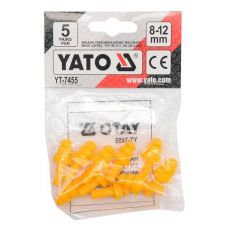 Set antifoane tip dop pentru urechi, Yato YT-7455, 5 perechi, 8-12mm, silicon FMG-YT-7455