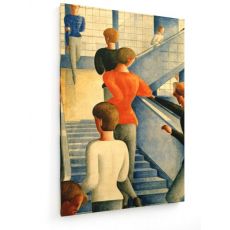 Tablou pe panza (canvas) - Oskar Schlemmer - Bauhaustreppe - 1932 AEU4-KM-CANVAS-01