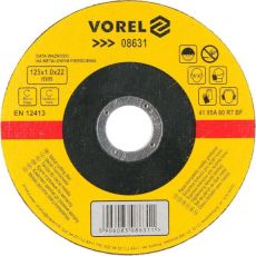 Disc pentru taiat inox Vorel 08631, dimensiune 125x1.0x22mm FMG-08631