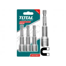 TOTAL - Set 3chei 12mm -1/4" hex - 65mm MTO-TAC271231