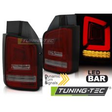Stopuri LED BAR compatibile cu VW T6 15-19 TR Semnal Dinamic rosu/fumuriu KTX3-LDVWK3