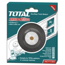 TOTAL - Disc de lustruit cu flansa - 180mm MTO-TAC7111801