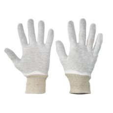 Manusi fine tricotate Strend Pro, cu manseta elastica din bumbac albit, marimea L FMG-SK-313498-1